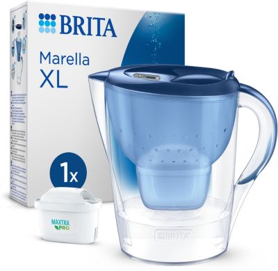 Distributeur d'eau filtrée 8,2L BRITA Flow Basic Blue + 1x Filtre MAXTRA  PRO