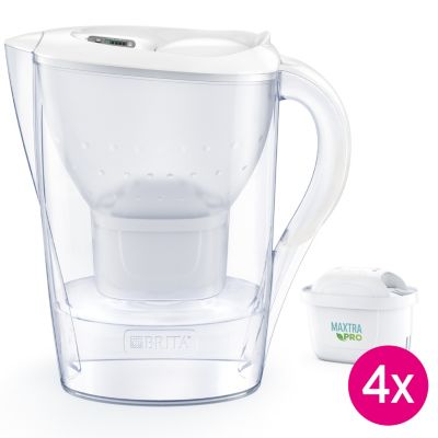 Carafe filtrante BRITA marella 4 mois blanche maxtra PRO All-In Carafe filtrante BRITA marella 4 mois blanche maxtra PRO All-In