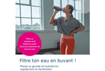 Gourde filtrante BRITA filtrante Active vert foncé