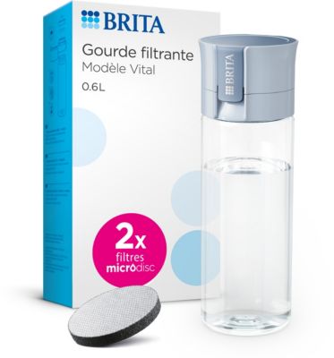 Gourde filtrante BRITA filtrante Vital bleu clair