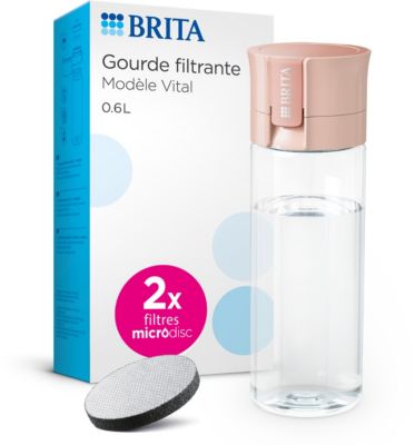 Gourde filtrante BRITA filtrante Vital abricot