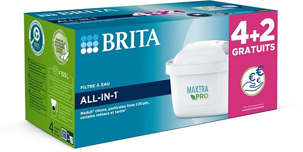 Brita Maxtra Pro Expert Anti-Tartre Cartouches Filtrantes Pack 2 Pièces