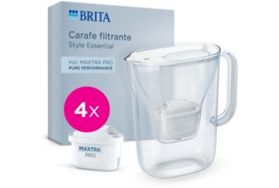 Carafe filtrante BRITA Style Essential -carafe blanche offerte
