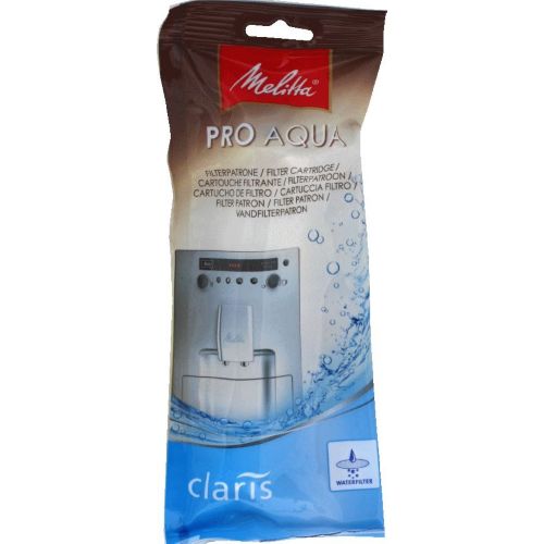 Filtres à eau bleu Krups Claris F088, filtre à eau à cartouche de charbon  actif compatible avec les machines à café Melitta Pro Aqua. (ensemble de 2)  Compatible