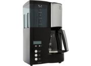 Cafetière programmable MELITTA Optima Timer Noir Acier Brossé