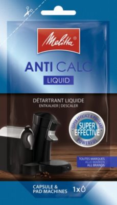 Détartrant MELITTA unidose-machine à capsules et dosettes