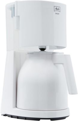 Cafetière filtre avec minuterie, blanc