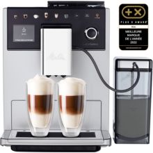 Expresso Broyeur MELITTA F630-201 latte select argent