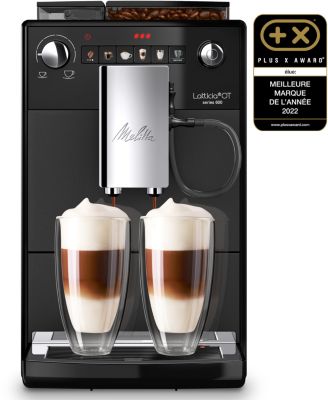 Melitta Series 600 F300-100 Latticia Ot - Machine Ã Cafã© Automatique Avec Buse Vapeur "Cappuccino" - Noir