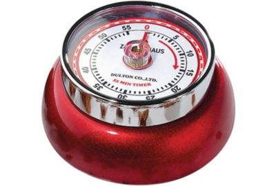 Minuteur ZASSENHAUS aimanté rouge