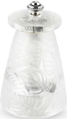 Moulin à sel PEUGEOT Lalique Cristal soufflé Transparent 9cm