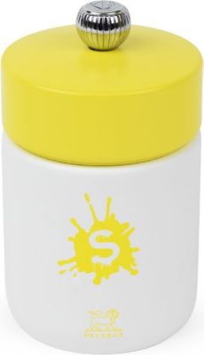 Moulin à sel PEUGEOT Pop Bois Vert et Blanc 10cm