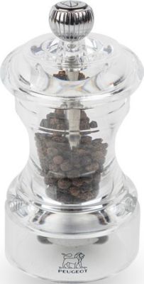 Moulin à poivre PEUGEOT Bistro Plastique Transparent 10cm Moulin à poivre PEUGEOT Bistro Plastique Transparent 10cm