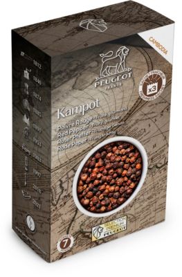 Poivre PEUGEOT de 3 sachets de 20g Kampot poivre rouge