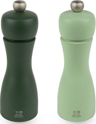 Duo moulins à poivre et sel PEUGEOT Tahiti Bois Eau 15cm