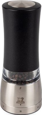 Moulin à poivre PEUGEOT Daman Electrique Métal Noir irisé 16cm