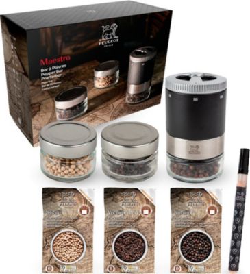 Moulin à poivre PEUGEOT Maestro Bois Noir Mat 11cm