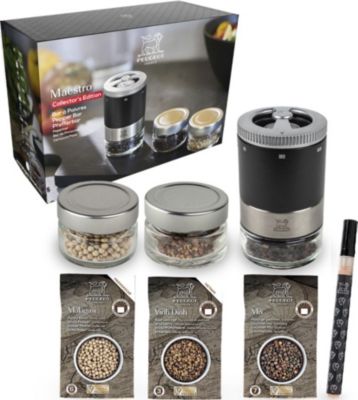 Moulin à poivre PEUGEOT Maestro Bois Noir Mat 11cm