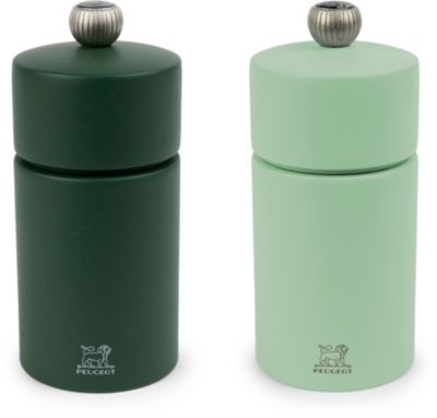 Duo moulins à poivre et sel PEUGEOT Duo Cosy vert mousse - menthe 12cm