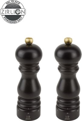 Duo moulins à poivre et sel PEUGEOT Paris u'Select Bois Chocolat 18cm