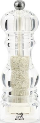 Moulin à sel PEUGEOT Nancy Plastique Transparent 18cm Moulin à sel PEUGEOT Nancy Plastique Transparent 18cm