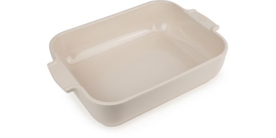 Plat au four PEUGEOT Appolia rectangulaire 32 cm Ecru