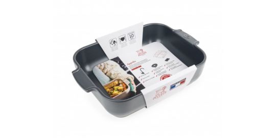 Plat au four PEUGEOT Appolia rectangulaire 32 cm Ardoise