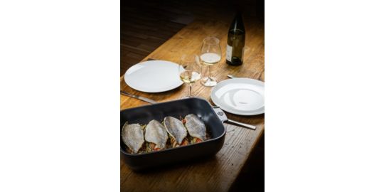 Plat au four PEUGEOT Appolia rectangulaire 32 cm Ardoise