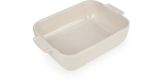 Plat au four PEUGEOT Appolia rectangulaire 25 cm Ecru