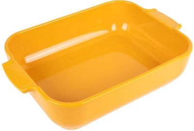 Plat au four PEUGEOT Appolia rectangulaire 32cm Jaune Safran