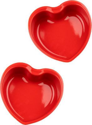 Plat au four PEUGEOT For You 2 Plats four céramique coeur rou