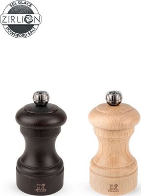 Duo moulins à poivre et sel PEUGEOT Bistro Bois Chocolat 10cm