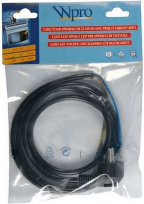 Alimentation WHIRLPOOL cable ho5 vvf 3g1.5 avec prise 16a- long
