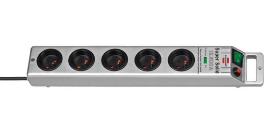 Multiprise BRENNENSTUHL 5 Prises Silver 2.5M H05VV-F 3G1.5