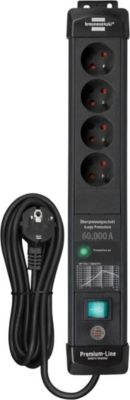 Multiprise BRENNENSTUHL Premium-Line 4 Voies Type E Câble 3m