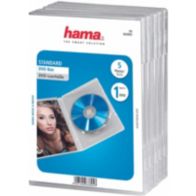 Boite à CD/DVD HAMA Standard DVD pack de 5Transparent