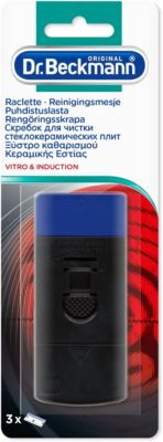 Grattoir à Verre, Grattoir Plaque Vitrocéramique avec 4 Lames de Rechange  Nettoyant pour Plaque à Induction, Voiture, Verre, Miroir, Autocollant,  Nettoyage (Acier inoxydable)