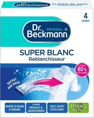 Lingettes DR BECKMANN blanchissantes x15