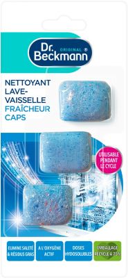 Nettoyant DR BECKMANN lave-vaisselle fraicheur caps x3