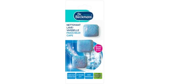 Nettoyant DR BECKMANN lave-vaisselle fraicheur caps x3