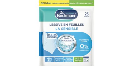 Lessive DR BECKMANN Feuilles Magiques La Sensible x25