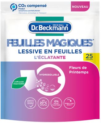 Lessive DR BECKMANN Feuilles Magiques L'Eclatante x25