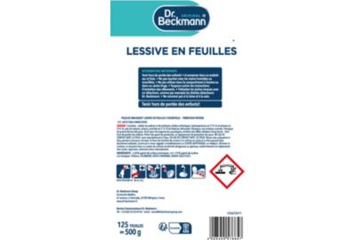 Lessive DR BECKMANN en feuilles L