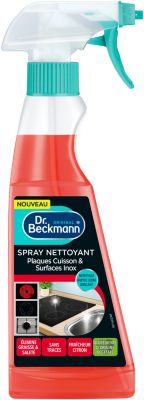 Spray nettoyant DR BECKMANN Nettoyant plaques cuisson & surface inox