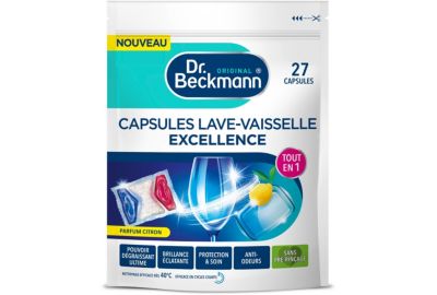 Capsules DR BECKMANN Lave-Vaisselle EXCELLENCE x27 lavages