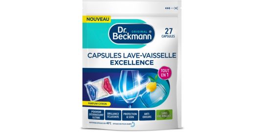 Capsules DR BECKMANN Lave-Vaisselle EXCELLENCE x27 lavages