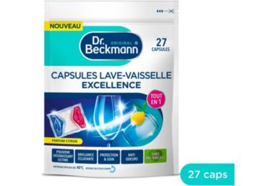Capsules DR BECKMANN Lave-Vaisselle EXCELLENCE x27 lavages