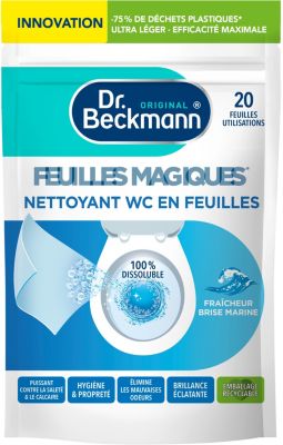 Nettoyant DR BECKMANN Feuilles Magiques – WC – Fraîcheur Brise Marine