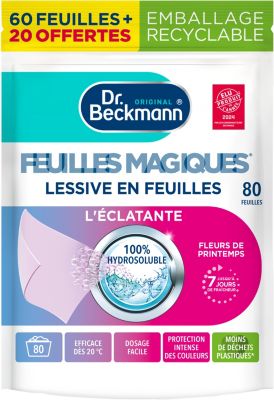 Lessive Dr Beckmann L'Eclatante X80 (60+20 Offertes)