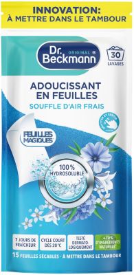 Adoucissant DR BECKMANN Souffle d'air frais x30